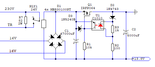 Stabilizatoriaus schema